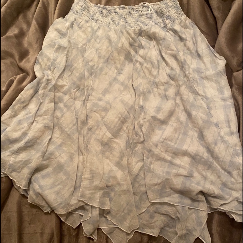 Fit and flare light weight skirts.